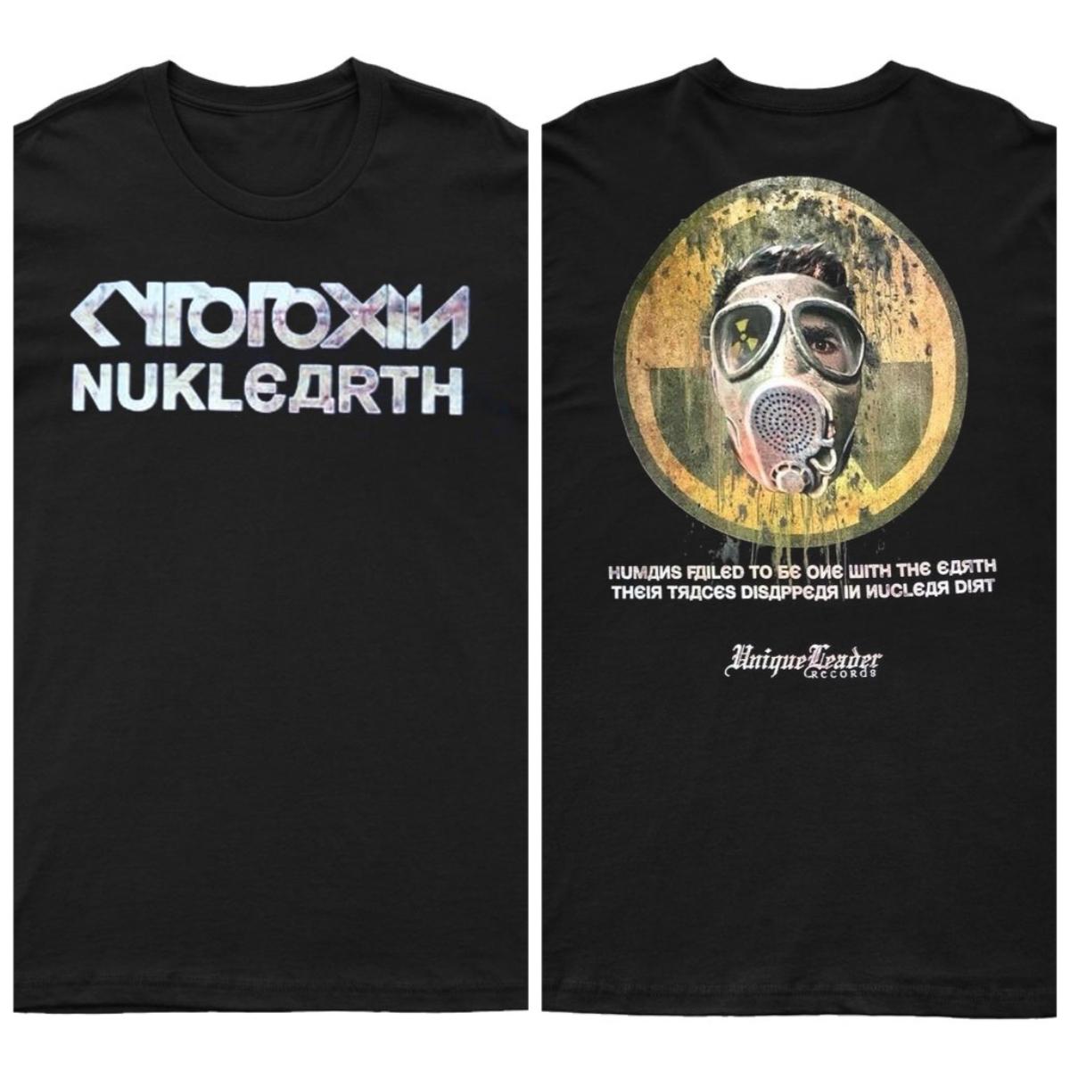 2025 New CYTOTOXIN - NUKLEARTH Printed Unisex Street Fashion Trend Short Sleeved Pure Cotton Round Neck S