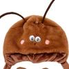 Jijijing 1 Set Funny Cockroach Pet Costume, Adjustable Headgear And Sleeveless Tank Top, Plush Cozy Outfit for Small Medium Dogs Cats Party Wear