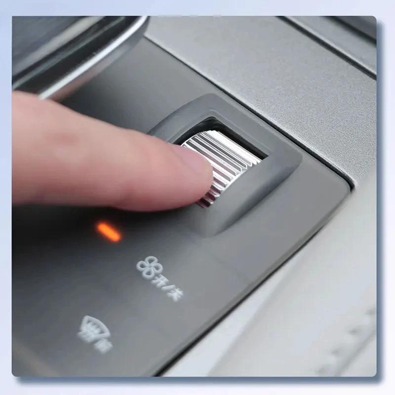 Car Gear Button Silicone Sticker Central Control Button Protective Pad Accessories for BYD Yuan Up Yuan  Atto2 2024 2025