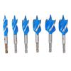6 Pcs Auger Drill Bit Set 12in 58in 34in 78in 1in 118in 4 Flute 4 Slot 14in Hex Shank Wood