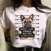 Summer Cartoon Anime Puppy Print Large Loose Cotton Round Neck Short Sleeve T-shirts Women’s