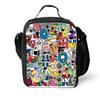 Borse Termiche per Pranzo Gioco Alphabet Lore Borsa Termica Contenitore per Pranzo Borsa Tote a Tenuta Scatola per Pranzo Borse per Conservazione Cibo