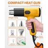A84E-1600W Hot Air Blower:2 Temp Settings,4 Nozzles,Overheat Protection-For Shrink Tubing,Wrap,Crafting,Resin&DIY US-Plug