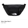 The North Face 2.2L Crossbody Fanny Pack Outdoor Bag Polyester Black Unisex NN2PQ32A