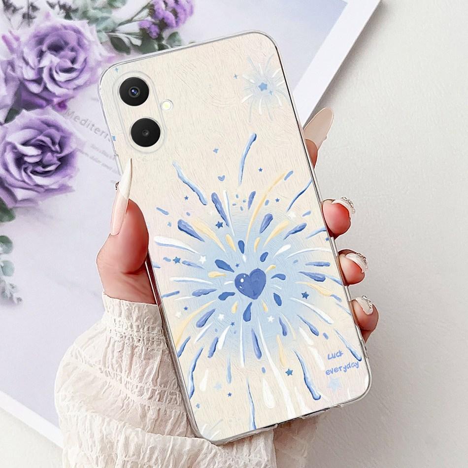 For Samsung Galaxy A07 2025 Elegant Floral Butterfly Phone Case For Samsung A07 SM-A075F Soft Silicone TPU Cases