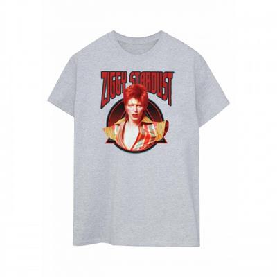 Womens/Ladies Ziggy Stardust Boyfriend Fit Cotton Boyfriend T-Shirt