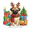 Acrylic Special Shape Christmas Nutcracker Desktop Diamond Art Kits 5D DIY Diamond Art Tabletop Decorations Bedroom Table Decor