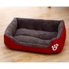 Warm Dog House Soft Nest Pet Large Dog Bed Baskets Fall Winter Kennel For Cat Washable House Puppy Supplies Cotton Kennel Mat