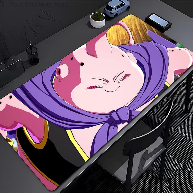 Dragon Ball Majin Buu Mousepad Office Computer Desk Mat Keyboard Mouse Pad Cushion Non-slip Deskpad PC Anime game Large Mousepad