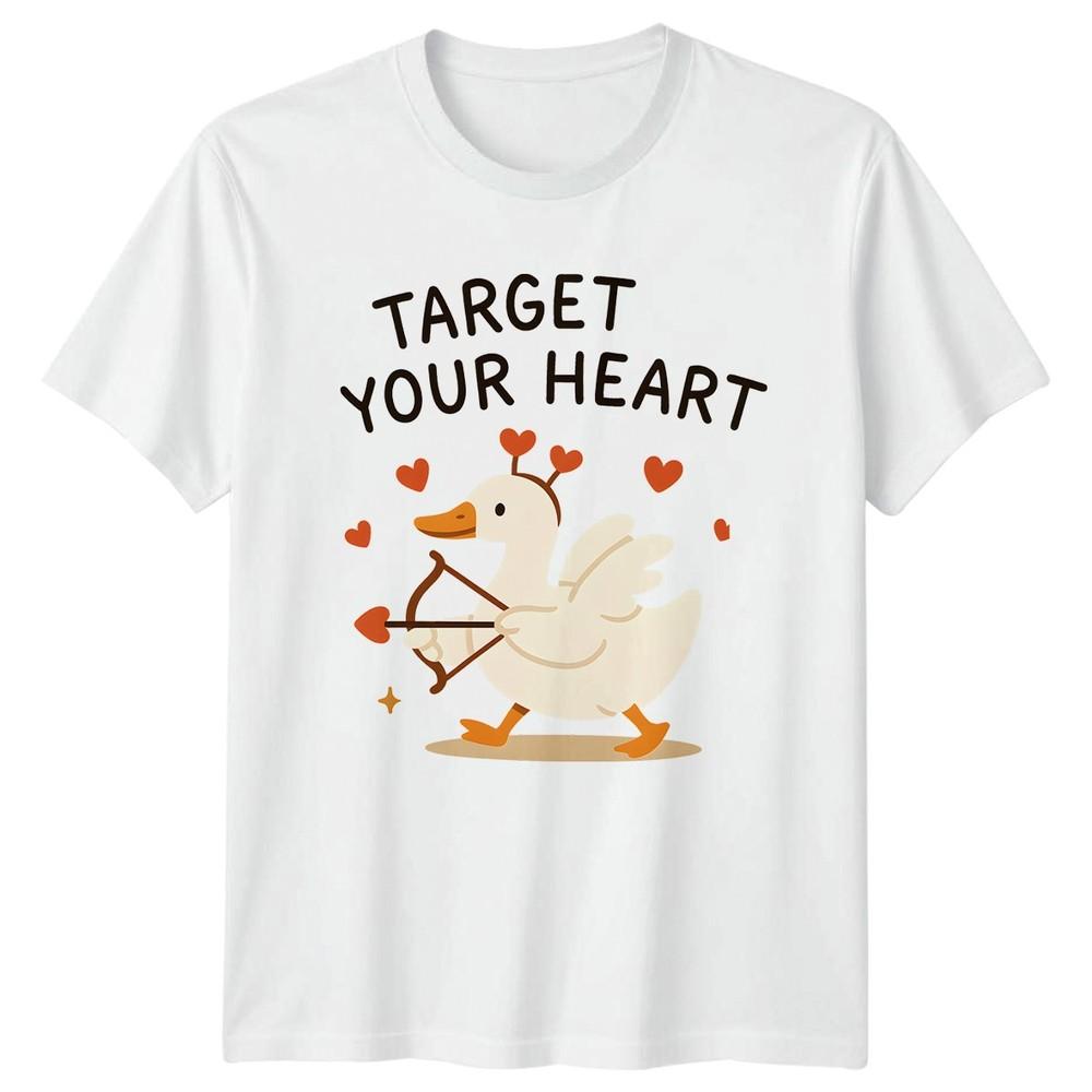 Target Your Heart TShirt Valentines Cupid RoUnisexce Gift For Him And Her S