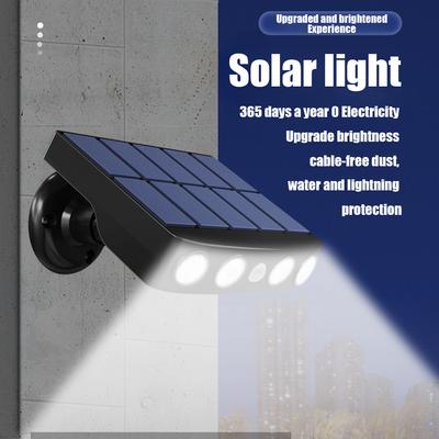 LED Solar Lights Outdoor Motion Sensor Security Lights Solar Wall Lights Spotlights Waterproof Solar Motion Lights for Garden