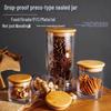 PC Transparent Straight Storage Canister
