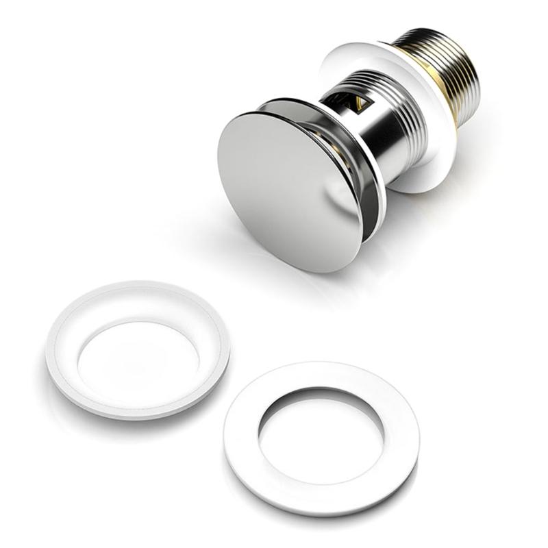 Upgraded Unslotted Brass Waste Brushed Gold Finish Wasters Efficient Water Drainages European Style Brass Waste 62mm