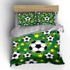Soccer-Themed Decor Set For Kids Exquisite Three-Piece Bedding Set Gift For Kids And Adults