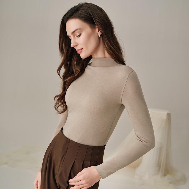 Embry Form Women's Comfortable High-Neck Base Layer Top EDW0489