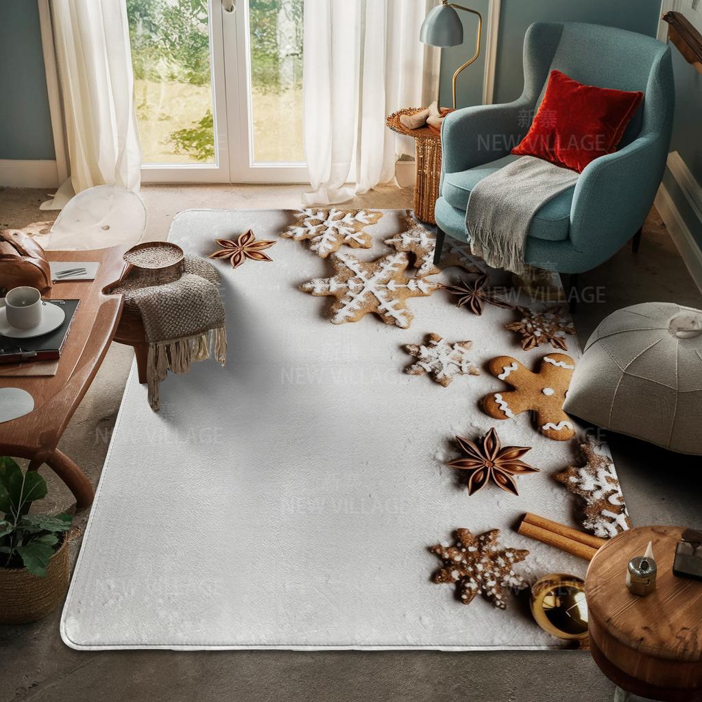 

Ковер у входа в дом Домашний коврик у двери Гостиная Ванная Комната Ноги ванная комната Нескользящие коврики с водопоглощением для ванной Счастливого Рождества зима 400mmx600mm