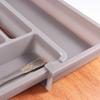 Kunststoff Silberbesteck Schubladenorganizer Verstellbar Ausziehbar Besteckfach Gabel
