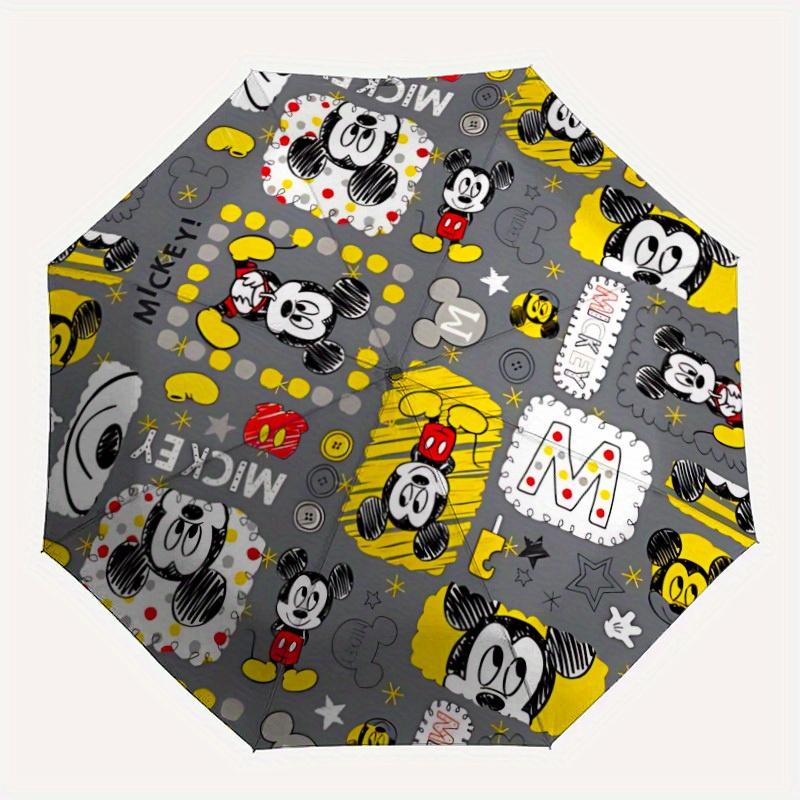 

1pc Mickey Mouse Automatic Open/close, All-Season Portable Folding Umbrella for Women & Men, Durable Frame yy250805018