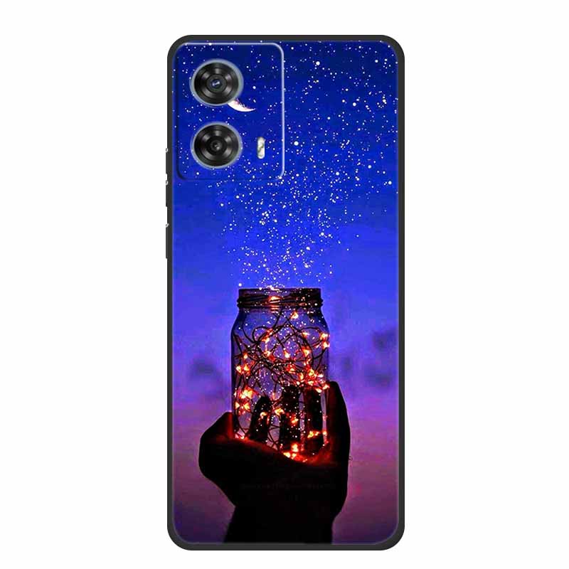 Phone Case For Moto Edge 50 Fusion Back Cover Case Shockproof Black Silicone Soft Funda For Motorola Edge 50 Fusion Case 6.7"