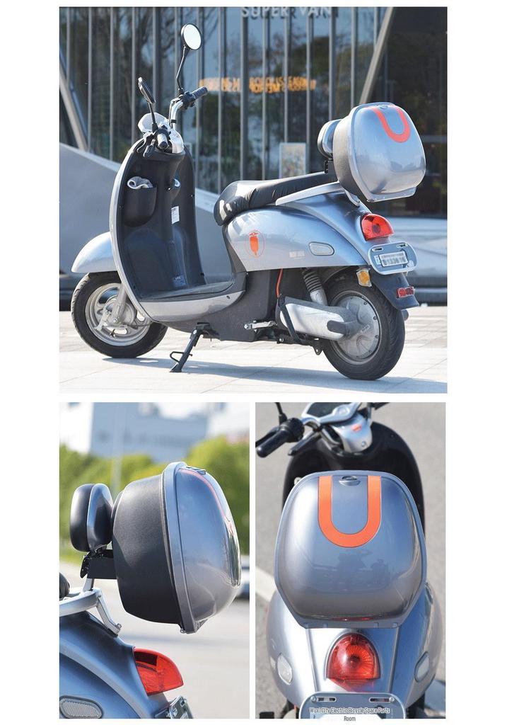 Rear Trunk Storage Box for Yadea DQ6S, Aima Vava, Tailing Xiaoniu Electric Bicycles & Scooters