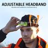 Sports Headlamp USB Rechargeable Hands-free Flashlight with Bright Beam Automatic Switch in 3 Modes, Camping, Fishing, and Emergency Situations