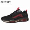 Scarpe da corsa alla moda da uomo, scarpe da ginnastica sportive ammortizzate, scarpe sportive con stampa a fiamma Flying Weave