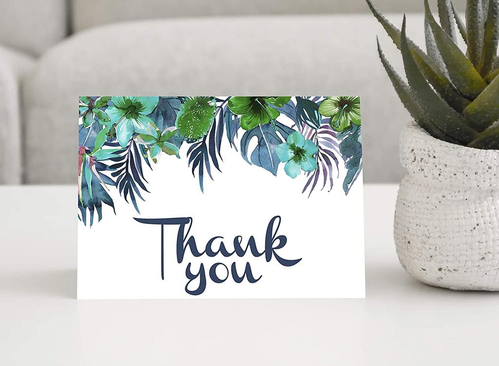 Darling Souvenir Wedding Thank You Card Greeting Cards With White Envelopes - 36
