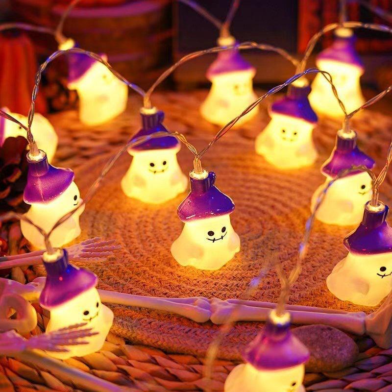 2025 Waterproof Outdoor LED Halloween String Lights for Courtyard Decoration and Atmosphere.