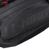 Li-Ning Waist Bag, Crossbody Bag, Fitness Phone Waist Pack, Large Capacity Chest Bag, Black