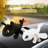 Car Ornament Dragon Plush Toy with Movable Wings Flying Toothless Decor Motorcycle Sunroof Decoration Interior Accessories Cute Accessory