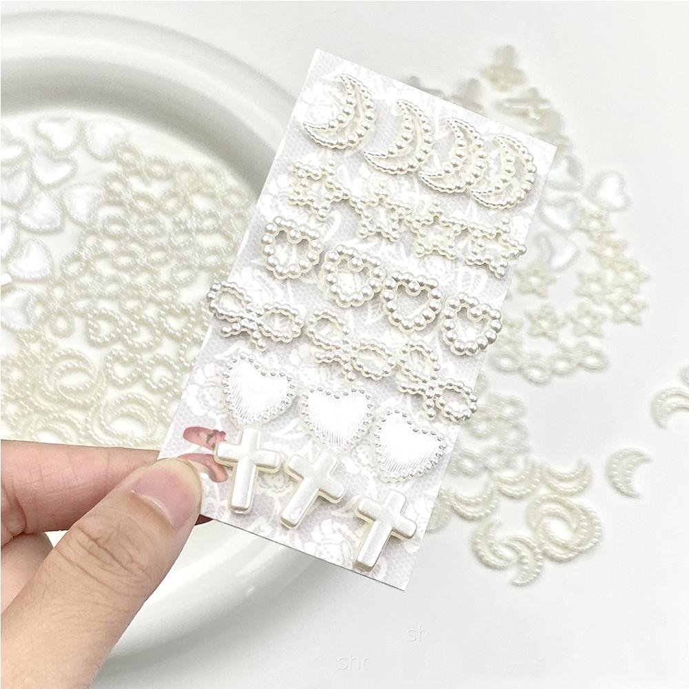 10Pcs Transparent Cross Accessory Packaging Material Cross Bead Diy Card Bag Accessory Bracelet Necklace Accessory