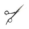 Black blind hole personality, hair scissors, haircut scissors, flat scissors, bangs scissors