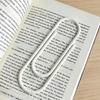 3D Printed Giant Paper Clip, Large Paper Clip Shape Bookmark, Extra Big Paperclip Book Marker Decoration, Gift for Reading Lovers