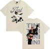 Camisetas Estampadas por Ambos Lados del Álbum de la Cantante Tini Stoessel para Hombres y Mujeres Moda Estética Vintage Camiseta de Algodón Camiseta Oversize