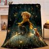 1PC Prince's Nightly Embrace Flannel Blanket Gift, Suitable for Both Men And Women, Soft Ideal for Beds And Sofa, Birthday Or Christmas Gift