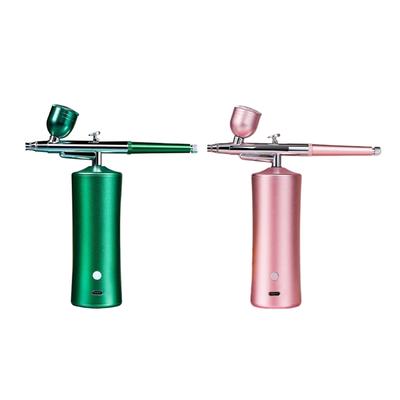 Portable Airbrush Kit with Compressor Rechargeable Airbrush Set for Makeup,Cake Decoration, Model Colouring, Nail Art