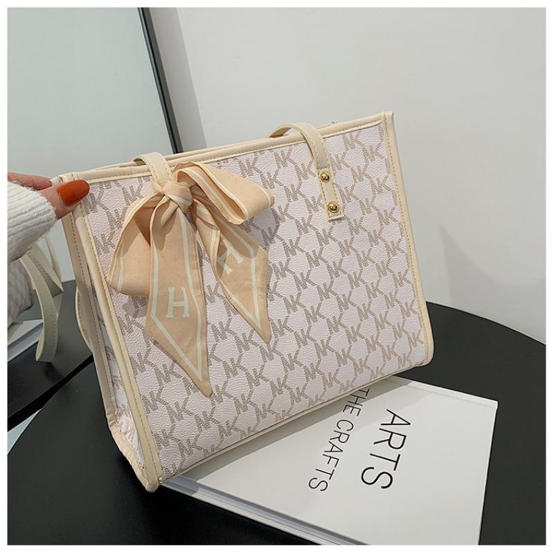 Bag women's large-capacity new armpit bag single shoulder portable printed women's bag fashionable and popular tote bag