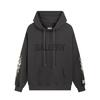 Graffiti Letter Print Hooded Sweatshirt Jacket Men Loose Fit Streetwear Long Sleeve Cotton Pullover