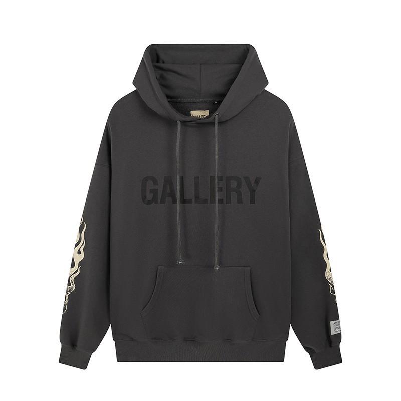 Graffiti Letter Print Hooded Sweatshirt Jacket Men Loose Fit Streetwear Long Sleeve Cotton Pullover