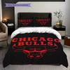 Biancheria da letto iconica Legacy dei Bulls(1 * copripiumino + 2 * federa, senza nucleo) Set biancheria da letto Copripiumino e federa Morbido e confortevole