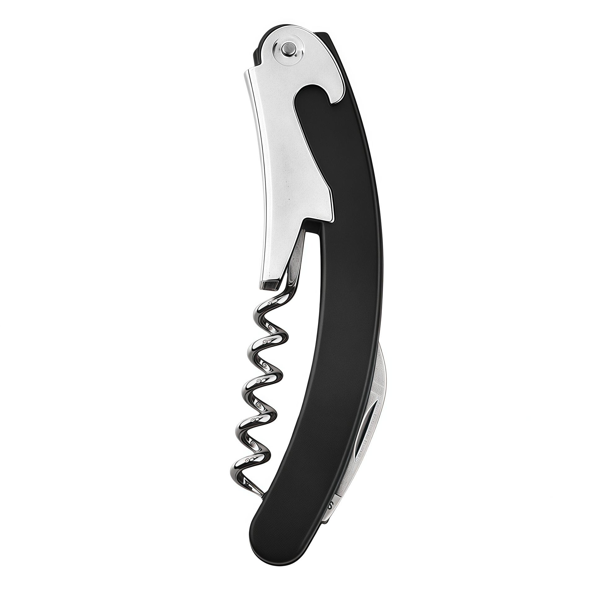 

Bamboo handle red wine knife curved colored wood curved portable wine knife serving knife wine opener bottle opener