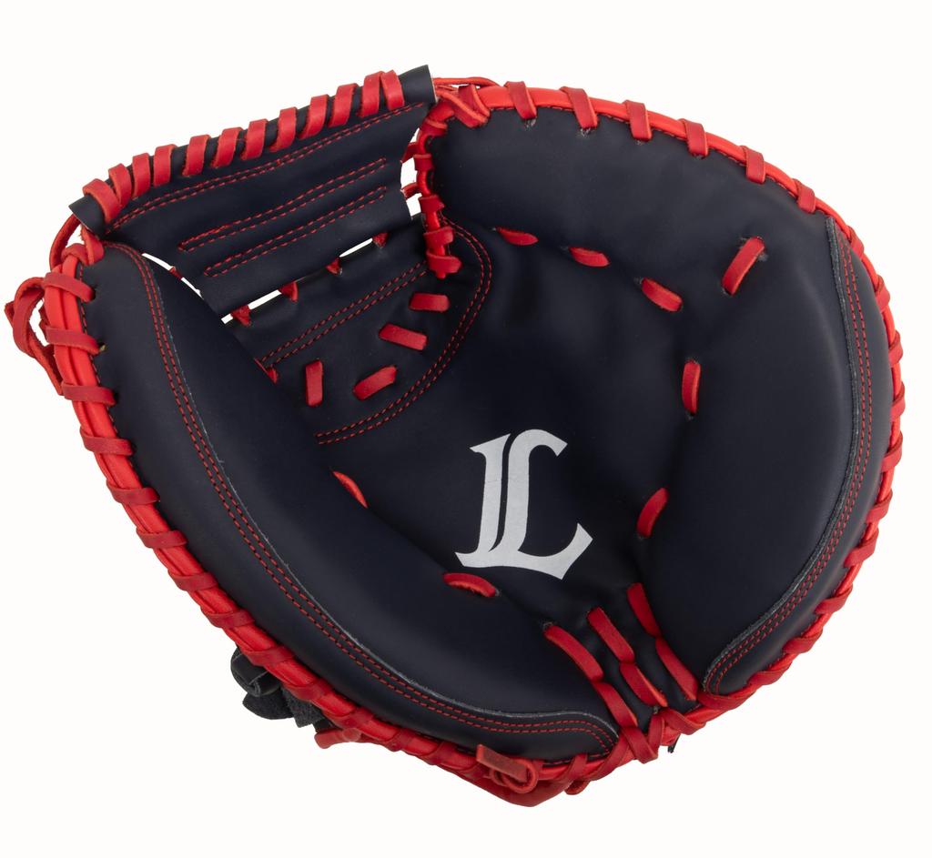 Saitama Seibu Lions x GP Baseball Mitt Adult Softball General Right Throwing Red Catcher's