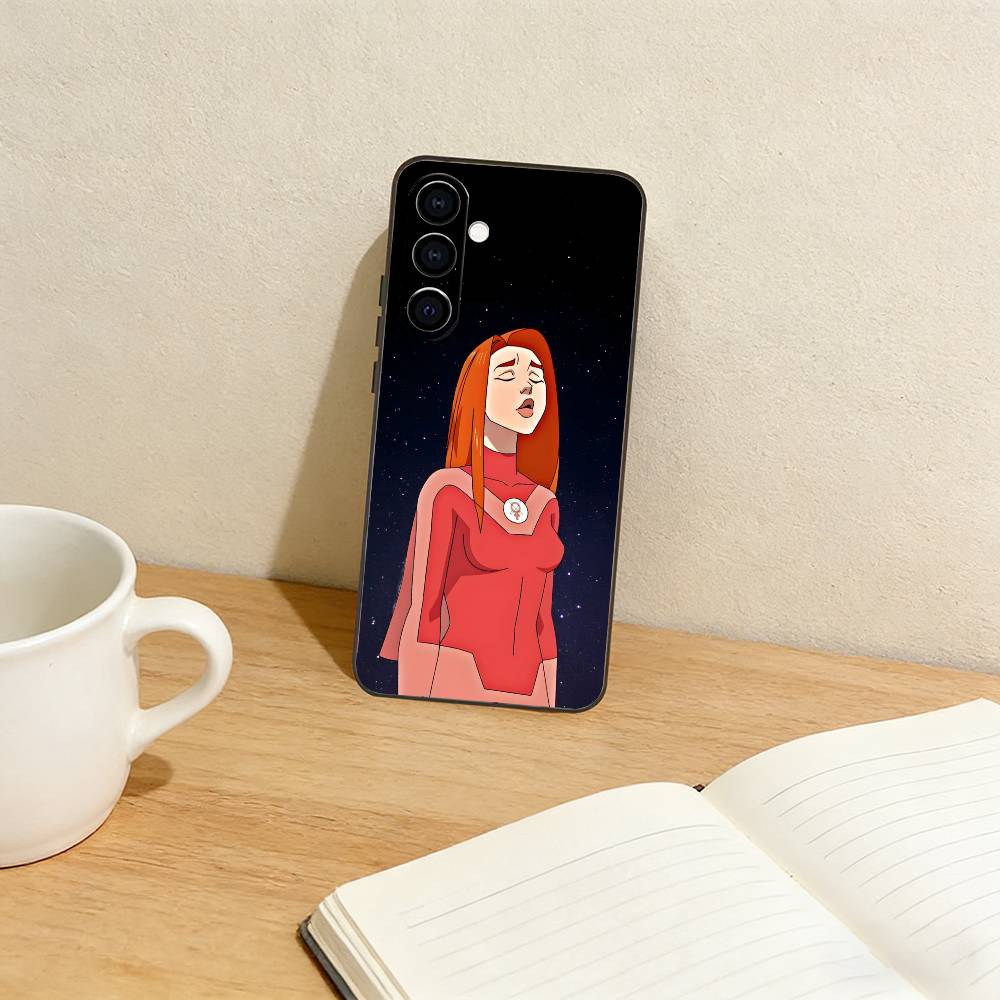 I-Invincible Season 2 Atom Eve For  Phone Case For Samsung Galaxy A73,A72,A71,A70,A53,A52,A51,Others Soft Black Cover Samsung a42 5g