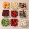 with Lid Trasparent Crisper Sealed Rectangular Microwave-heated Lunch Boxes