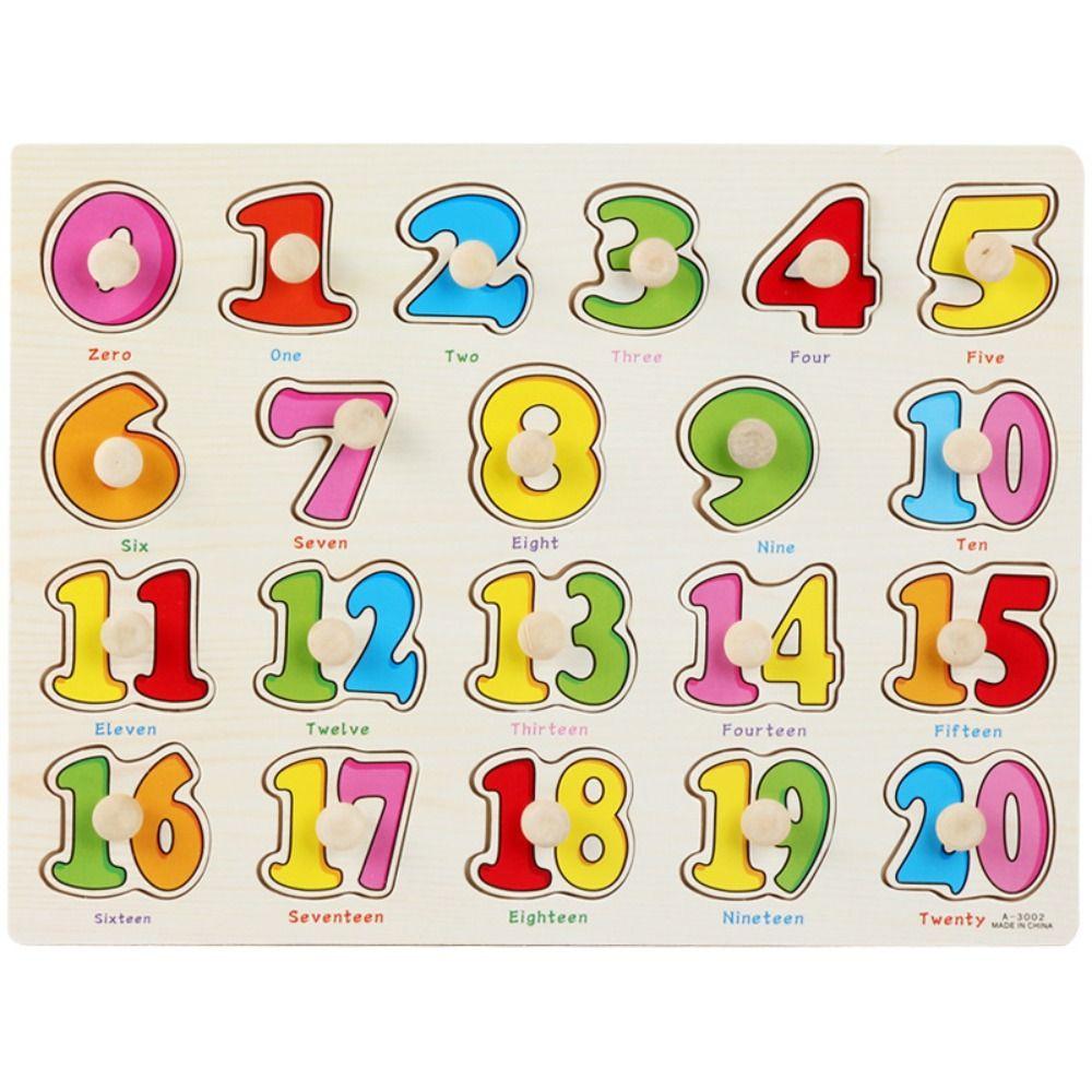 Montessori Puzzle Hand Grab Board Cultivation Cognitive Puzzle Game  Christmas Gifts
