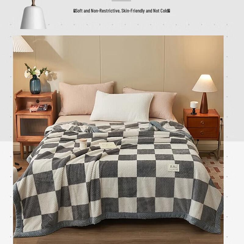 Muji Prague Jacquard Fleece Blanket