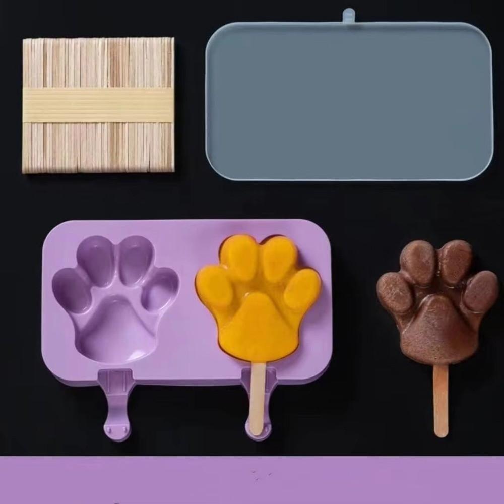 With Lid Popsicle Mold Easy Release Ice Pop Tray Reusable Ice Cream Mold
