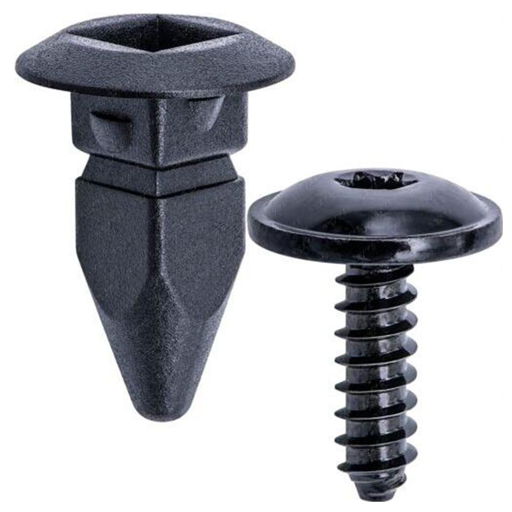 10Set N90821401 N90775001 Arch Lining Splashguard Screws & Grommet For Vw