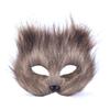Women Plush Fox Mask Halloween Carnival Fancy Dress Party Props Cute Fox Mask