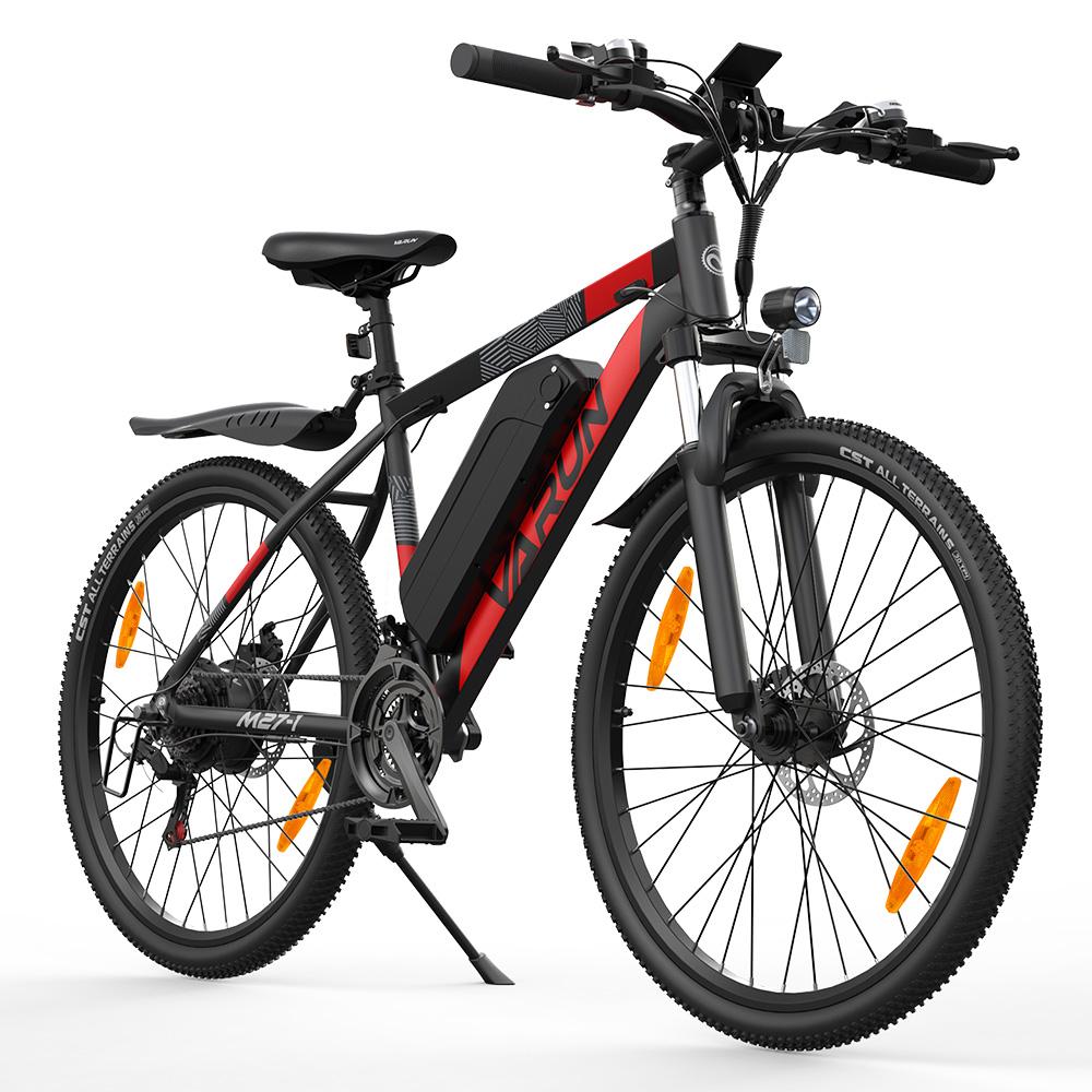 E-Bike für Erwachsene VARUN 27,5" 500W Motor City E-Bike 48V 13AH Max. Reichweite 70km Zuladung 150kg 21 Gänge M27